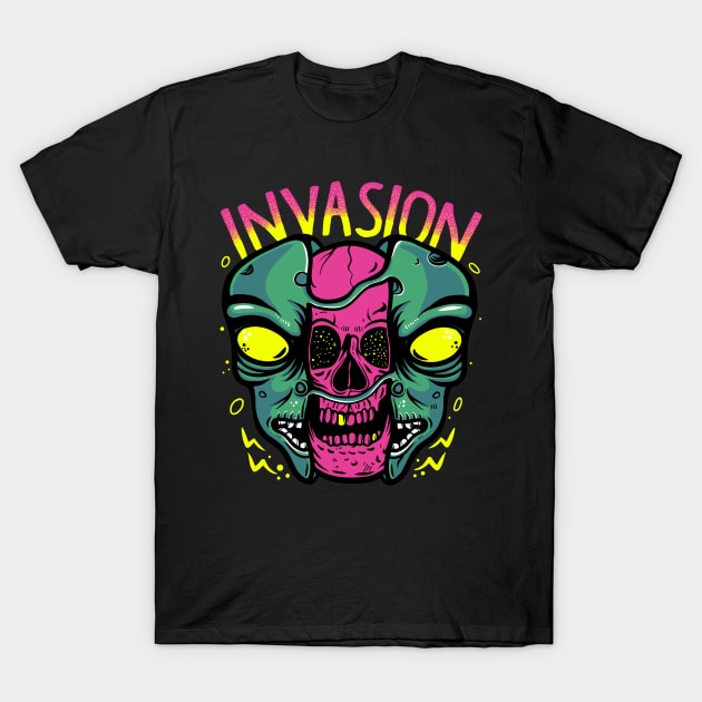 Alien Invasion T-Shirt by PlasticGhost